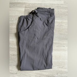 Light grey xs jogger style scrub pants